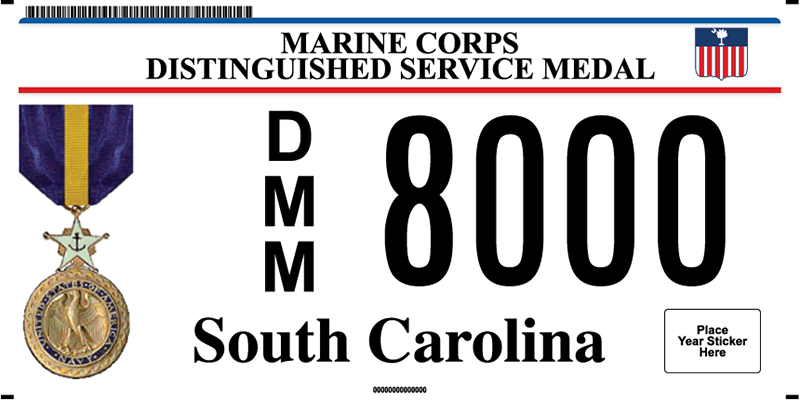 Marine Distinguished Service plate