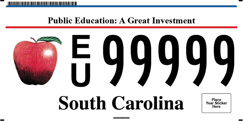 Public Education plate