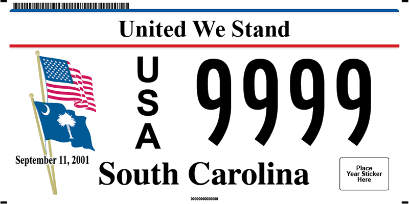 United We Stand plate
