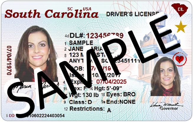 South Carolina's REAL ID driver's license